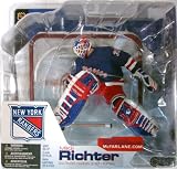 McFarlane Toys NHL Sports Picks Series 4 Action Figure: Mike Richter (New York Rangers) Blue Jersey VARIANT