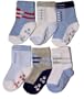 Carter's 6-Pack Boys Shoe Comfy Fit Socks - Blue, 3-12 Months
