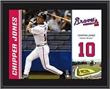 Chipper Jones Plaque | Details: Atlanta Braves, Sublimated, 10x13, MLB Plaque
