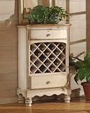 Wilshire Wine Rack - Antique White Finish (Antique White) (47.5H x 30W x 17D)