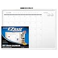 Cra-Z-Art Dry Erase Calendar Board, Contemporary Basic White Plastic Frame, with Marker and Two Magnets, 17 x 23 Inches (12174)