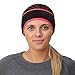 TrailHeads Womenâ€™s Ponytail Headband â€“ Black/Bright Coral