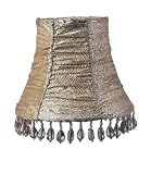 Ivory Gathered Fabric Chandelier Shade