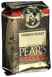 Pear's Gourmet 100% Arabica French Roast Coffee, Whole Bean, 8-Ounce Bags (Pack of 6)
