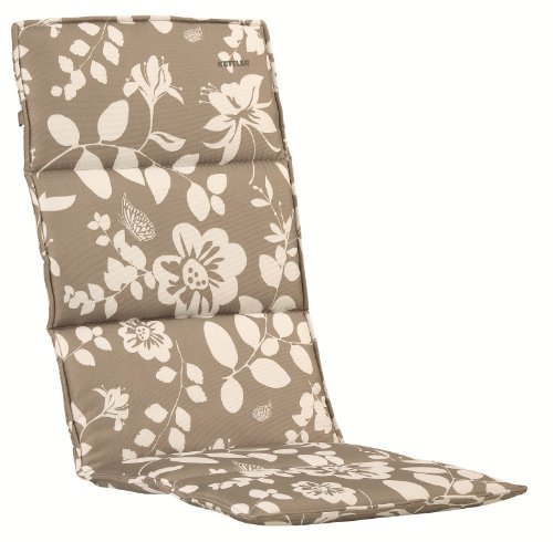 Kettler Basic Aufl. Relax Kissen mocca, Blume ws.