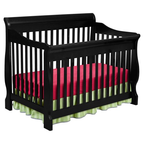 Best Review Of Delta Childrens Products Canton 4 in 1 Convertible Crib, Black