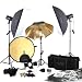 Square Perfect SP3500 Complete Portrait Studio Kit With Flashes Softboxes Gels & Barn Door & More!