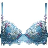 (ワコール サルート) Wacoal Salute 02G Flora P-up 3/4カップブラジャー BTJ402 BU H80