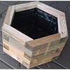 Pflanzkasten 6eckig aus Holz