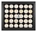 Houston Astros Framed 30-Ball Logo Display Case