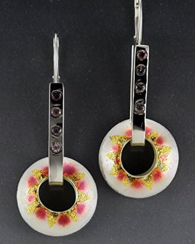 Contemporary Enamel Earrings