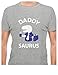 TeeStars - Daddy Saurus Gift for Fathers T-REX Dad Funny T-Shirt