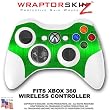 Brushed Metal Green Skin by WraptorSkinz TM fits XBOX 360 Wireless Controller (CONTROLLER NOT INCLUDED)