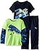 PUMA Boys' 3-Piece Slider Tee and Pant Set