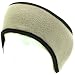 Winter Ski Polar Fleece Reversible Headband Headwrap Ear Warmer Gray with Black