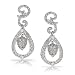 Bling Jewelry Kate Middleton Style Royal Wedding Acorn CZ Earrings