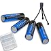 Pro Series Premium High Capacity AA 2700 mAh Rechargeable Ni-MH Battery 4-PACK w/ Multi Terrain Mini Tripod & Battery Holder