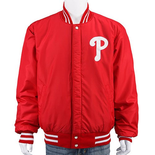 Philadelphia Phillies Reversible Wool & Leather/Nylon Jacket