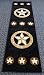 Texas Star Runner Area Rug Black Skinz Design #78 (2ftx7ft1in.)