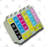 6 Chipped Compatible Epson 'OWL' T0791-T0796 / TO791-TO796 Ink Cartridges from 'The Ink Squid': 1 x T0791 - Black; 1 x T0792 - Cyan (Blue); 1 x T0793 - Magenta (Red); 1 x T0794 - Yellow; 1 x T0795 - Light Cyan (Light Blue); 1 x T0796 - Light Magenta (Light Red). Fully Compatible with the Epson Stylus Photo 1400, 1410, P50, PX650, PX700W, PX710W, PX800FW, PX800W, & PX810FW Printer Models. The Latest Chips & Maximum Capacity of any Compatible Ink Cartridge. 2 Year Guarantee on all Cartridges
