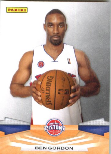 2009 /10 Panini NBA Basketball Card # 72 Ben Gordon Detroit Pistons Mint Condition- Shipped In A Protective ScrewDown Display Case!