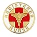 Registered Nurse RN Medical Lapel Pin