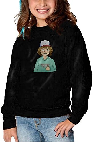KAIQUQU Toddler Sweatshirt Strange Thing Millie Bobby Brown Baby Pullover Sweatshirt