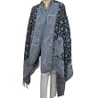Jamavar Shawl Jacquard Wool Accessory 80 x 40 inches