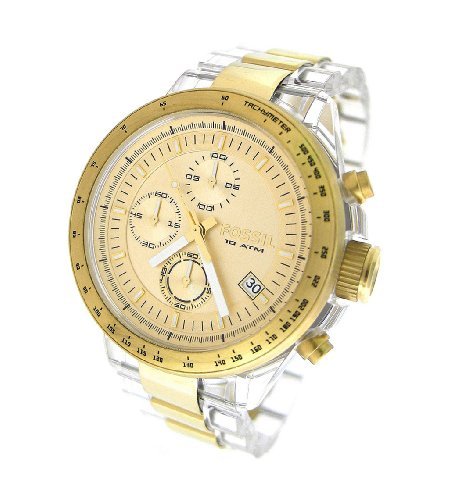 Fossil Quartz White Plastic Watch CH2682