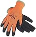 10 Gauge Crinkled Natural Rubber Latex Coated Gloves, Glove Size: 2XL, High Vis Orange/Black
