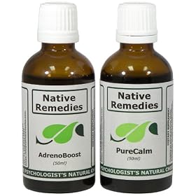Native Remedies AdrenoBoost and PureCalm ComboPack to improve adrenal gland functioning... by 