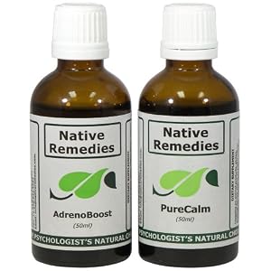 Click here to buy Native Remedies AdrenoBoost and PureCalm ComboPack by Native Remedies.