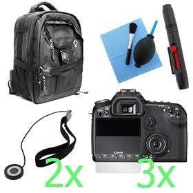 GTMax 8 Pcs accessories Bundle kit for Canon EOS 50D