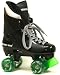 VT01 Turbo Ventro Pro Quad Roller Skates with Green Wheels EU37