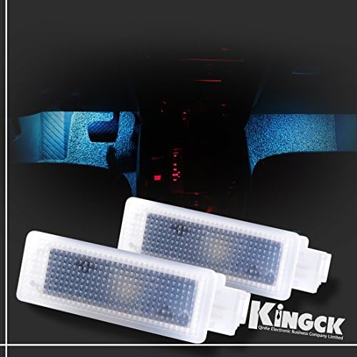 Kingck BMW 7 Color Interior Light 1 Min Easy Installation No Drilling No Wiring Direct Replacement Theme Light Pack of 2