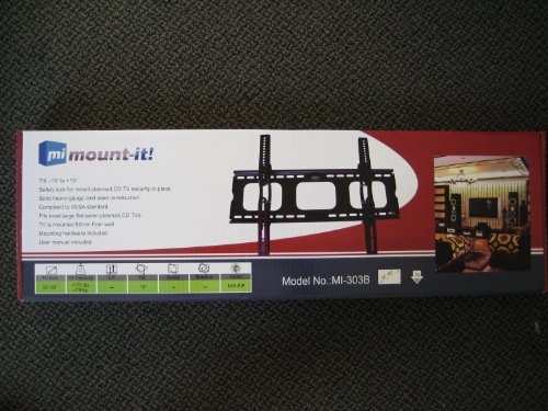 Mi-Mount-it! 40 - 70 Inch Tilt Mount for Universal Plasma/LCD Flat Panel TVs, Model No.:MI-303L