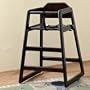 L.A. Baby Wooden Stackable Restaurant-Style Highchair - Cherry