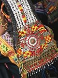 Close-up of a Woman’s Headdress, Kalash Ku’Pa, Joshi (Spring Festival), Bumburet Valley, Pakistan Photographic Poster Print by Upperhall Ltd, 18×24