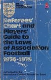 Referees' chart and players' guide to the laws of Association football. 1974-1975 : revised ed.