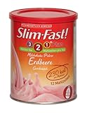 Slim-Fast Pulver Erdbeere, 1er Pack (1 x 438 g)