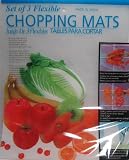 3 Flexible Chopping Mats Cutting Board Set Kitchen New
