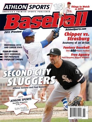 Athlon Sports 2011 MLB Baseball Preview Magazine- Chicago White Sox Cover
