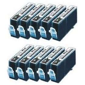 Take4Less 10-pack BCI-3ebk Black Canon Compatible Ink Cartridges for CANON BJC 3000 3010 6000 i550 i560 i850 i860 MultiPASS C755 F30 F50 F60 F80 MP700 MP730 S400 S450 S500 S520 S530D S600 S630 S630 BCI-3bk BCI3ebk BCI3bk