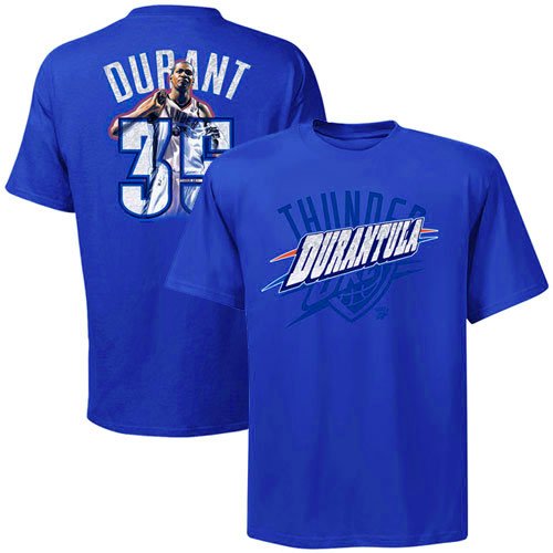 NBA Boy's Oklahoma City Thunder Kevin Durant Notorious HD Tee (Blue, Medium)