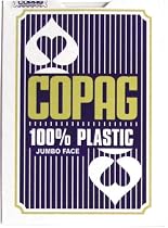 ASS Altenburger Spielkarten 40045 - Plastic Poker gro&szlig;, 57 x 89 blau