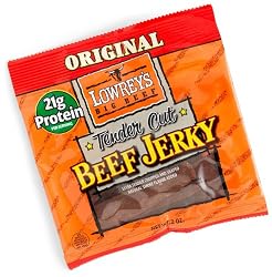 Lowrey's Beef Jerky, Tender Cut Original, 2-Ounce Bags (Pack of 12)