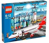 LEGO City - L'aéroport - 3182 + City - l'avion - 3181 (Legos City pack bundle)