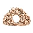 14K Rose Gold Nugget Style Fashion Ring