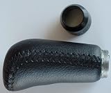B&M Black Leather Shift Knob- Civic, Accord, Cavalier, Universal