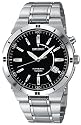 Seiko Men's Kinetic Silver-Tone Watch #SKA347
